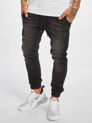 Мъжки черни дънки Just Rhyse Sweat Pant Miguel