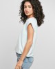 Дамска тениска в светлосин меланж Urban Classics Дамска тениска в светлосин меланж Urban Classics