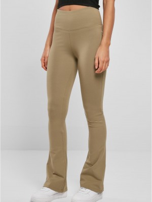 Дамски клин в цвят каки Urban Classics Stretch Jersey Leggings