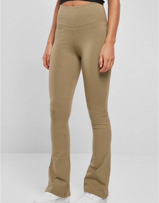 Дамски клин в цвят каки Urban Classics Stretch Jersey Leggings