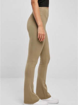 Дамски клин в цвят каки Urban Classics Stretch Jersey Leggings