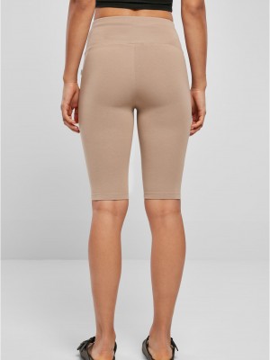 Дамски спортен къс клин в бежов цвят Urban Classics
