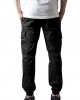 Мъжки карго панталони в черно Urban Classics Washed Cargo Twill Jogging Pants