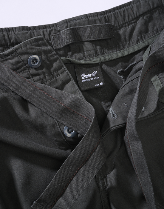 Мъжки карго панталон в цвят графит Brandit Pure Slim Fit anthracite Мъжки карго панталон в цвят графит Brandit Pure Slim Fit anthracite