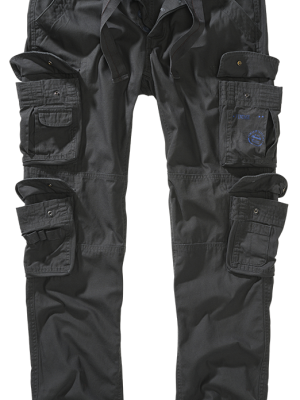 Мъжки карго панталон в цвят графит Brandit Pure Slim Fit anthracite