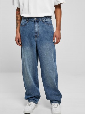 Мъжки широки дънки в син цвят Urban Classics