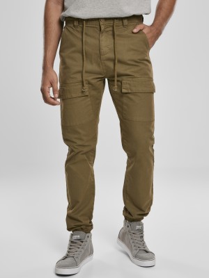 Мъжки карго панталон Urban Classics Front Pocket summerolive