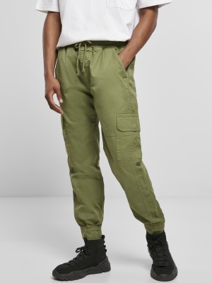 Мъжки панталон в масленозелен цвят Urban Classics Military Jogg
