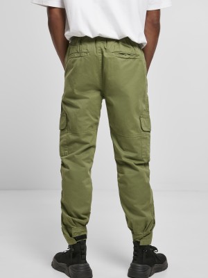Мъжки панталон в масленозелен цвят Urban Classics Military Jogg
