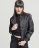Дамско черно яке тип бомбър Urban Classics Basic