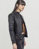 Дамско черно яке тип бомбър Urban Classics Basic Дамско черно яке тип бомбър Urban Classics Basic