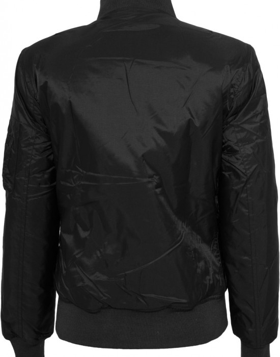 Дамско черно яке тип бомбър Urban Classics Basic Дамско черно яке тип бомбър Urban Classics Basic