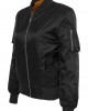 Дамско черно яке тип бомбър Urban Classics Basic Дамско черно яке тип бомбър Urban Classics Basic
