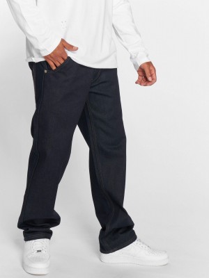 Мъжки широки дънки в цвят индиго Dangerous DNGRS Brother