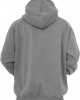 Мъжки изчистен суичър с цип Urban Classics в сив цвят
