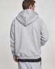 Мъжки изчистен суичър с цип Urban Classics в сив цвят