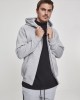 Мъжки изчистен суичър с цип Urban Classics в сив цвят