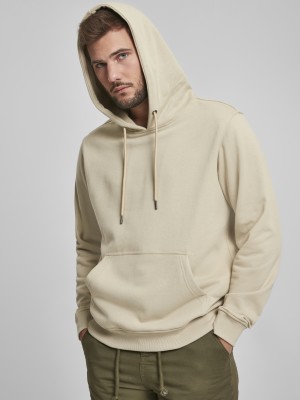 Мъжки суичър в бежово Urban Classics Basic Terry Hoodie