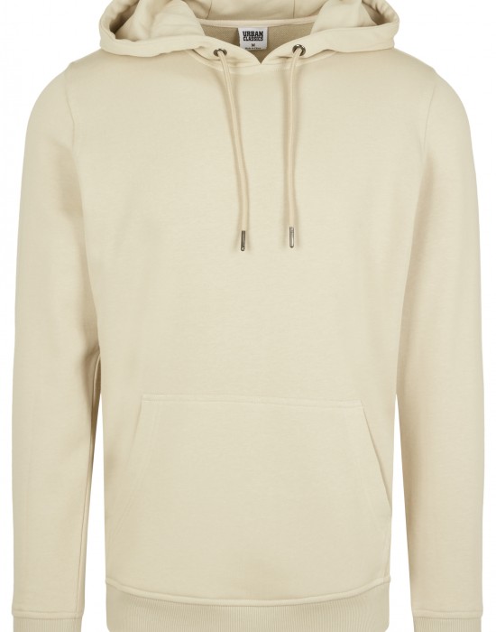 Мъжки суичър в бежово Urban Classics Basic Terry Hoodie
