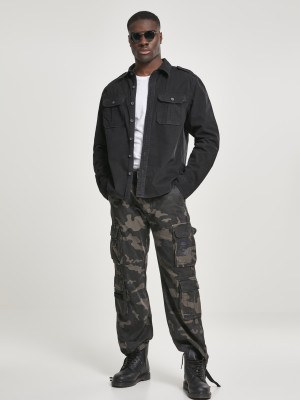 Мъжка риза в черен цвят Brandit Vintage Shirt black  