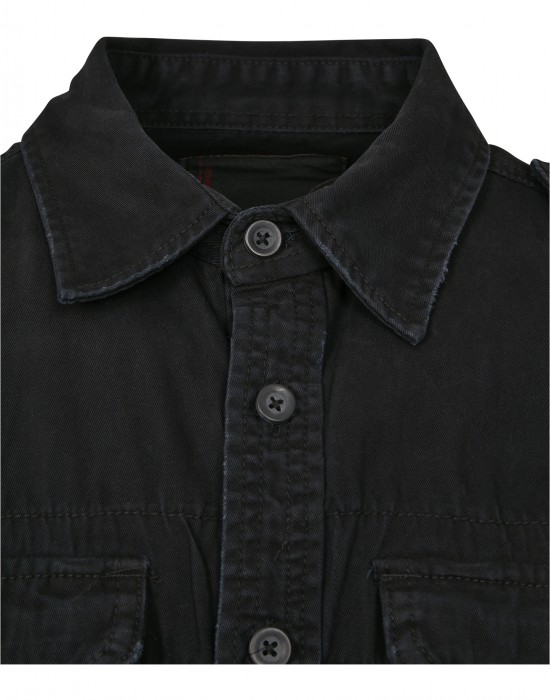Мъжка риза в черен цвят Brandit Vintage Shirt black  