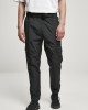 Мъжки летен карго панталон в черен цвят Urban Classics Adjustable Nylon Cargo Pants