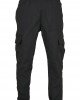 Мъжки летен карго панталон в черен цвят Urban Classics Adjustable Nylon Cargo Pants