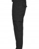 Мъжки летен карго панталон в черен цвят Urban Classics Adjustable Nylon Cargo Pants
