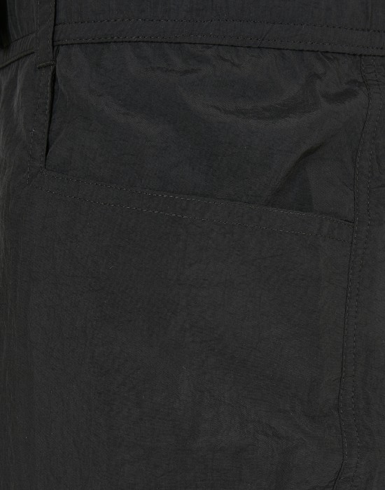 Мъжки летен карго панталон в черен цвят Urban Classics Adjustable Nylon Cargo Pants