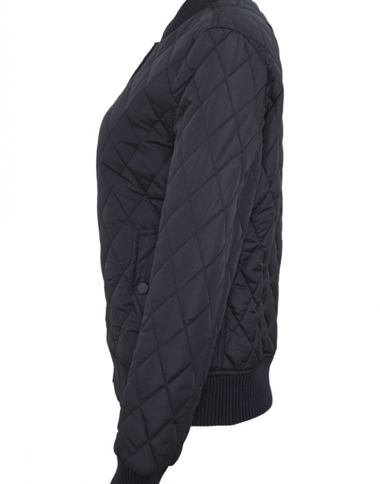 Дамско яке бомбър Urban Classics в тъмносин цвят