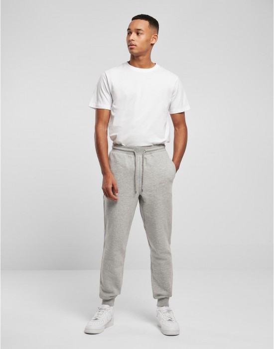 Мъжко спортно долнище в сиво Basic Sweatpants grey Мъжко спортно долнище в сиво Basic Sweatpants grey