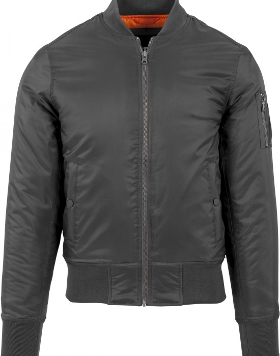 Мъжко тъмносиво яке тип бомбър Urban Classics cool grey
