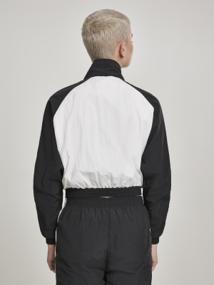 Дамско късо горнище Urban Classics в черно и бяло