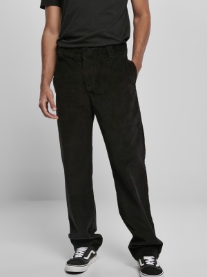 Мъжки панталон в черно Urban Classics Corduroy Workwear 