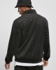 Мъжко велурено горнище в черен цвят Southpole AOP Velour