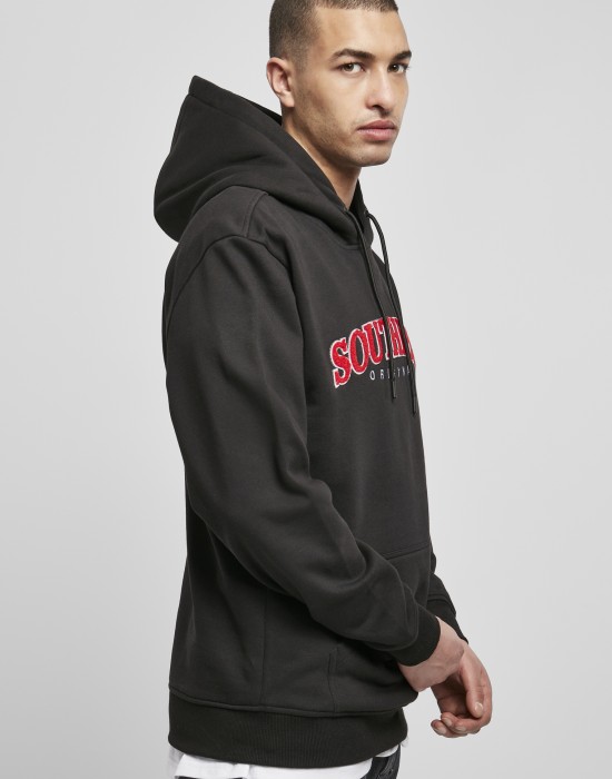 Мъжки суичър в черен цвят Southpole Chenille Hoody 