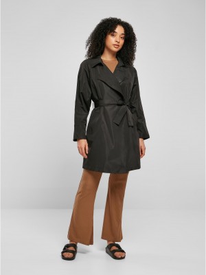 Дамски шлифер в черен цвят Urban Classics Trench Coat