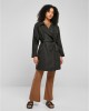 Дамски шлифер в черен цвят Urban Classics Trench Coat Дамски шлифер в черен цвят Urban Classics Trench Coat