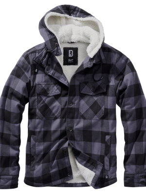 Мъжко яке в десен на сиво каре Brandit Lumber 