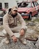 Мъжко поларено яке в тъмносив цвят Brandit Мъжко поларено яке в тъмносив цвят Brandit