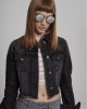 Дамско късо дънково яке в черен цвят Urban Classics Дамско късо дънково яке в черен цвят Urban Classics