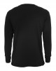 Мъжка памучна блуза с копчета Urban Classics Basic Henley в черно Мъжка памучна блуза с копчета Urban Classics Basic Henley в черно