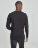 Мъжка памучна блуза с копчета Urban Classics Basic Henley в черно