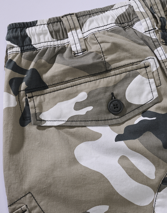 Мъжки летни панталони в светъл камуфлаж Ray Vintage urban Мъжки летни панталони в светъл камуфлаж Ray Vintage urban