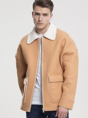Мъжко яке в цвят камел Urban Classics