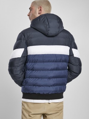 Мъжко яке в тъмносиньо от Urban Classics Colorblock Bubble 