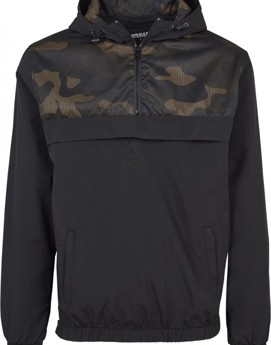 Мъжко яке без закопчаване Urban Classics blk/woodcamo