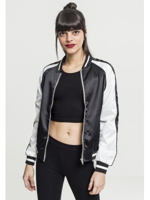  Дамско яке в черно и бяло от Urban Classics Ladies 3-Tone Souvenir 