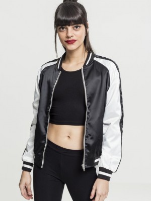  Дамско яке в черно и бяло от Urban Classics Ladies 3-Tone Souvenir 