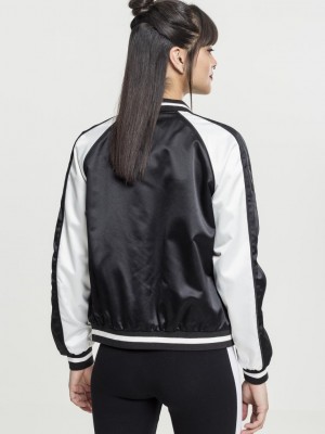  Дамско яке в черно и бяло от Urban Classics Ladies 3-Tone Souvenir 